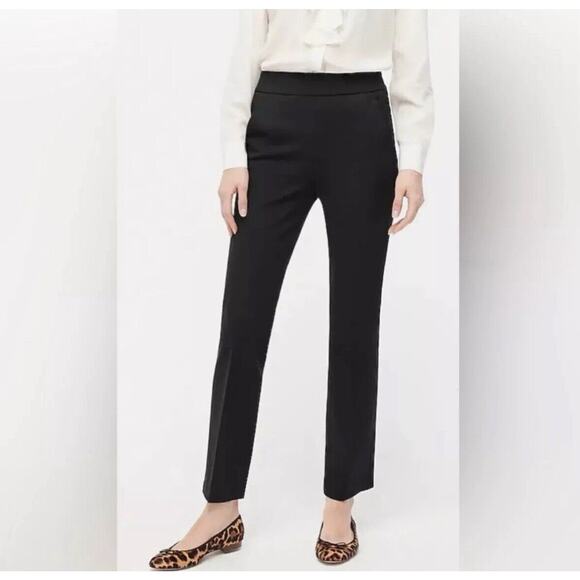 J.CREW Pants - J.Crew Remi Pants Womens SZ 6 Navy Bi-Stretch Cotton Side Zip NWT AG172